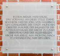 - Gedenktafel - Jörg von Halsbach (Ganghofer)