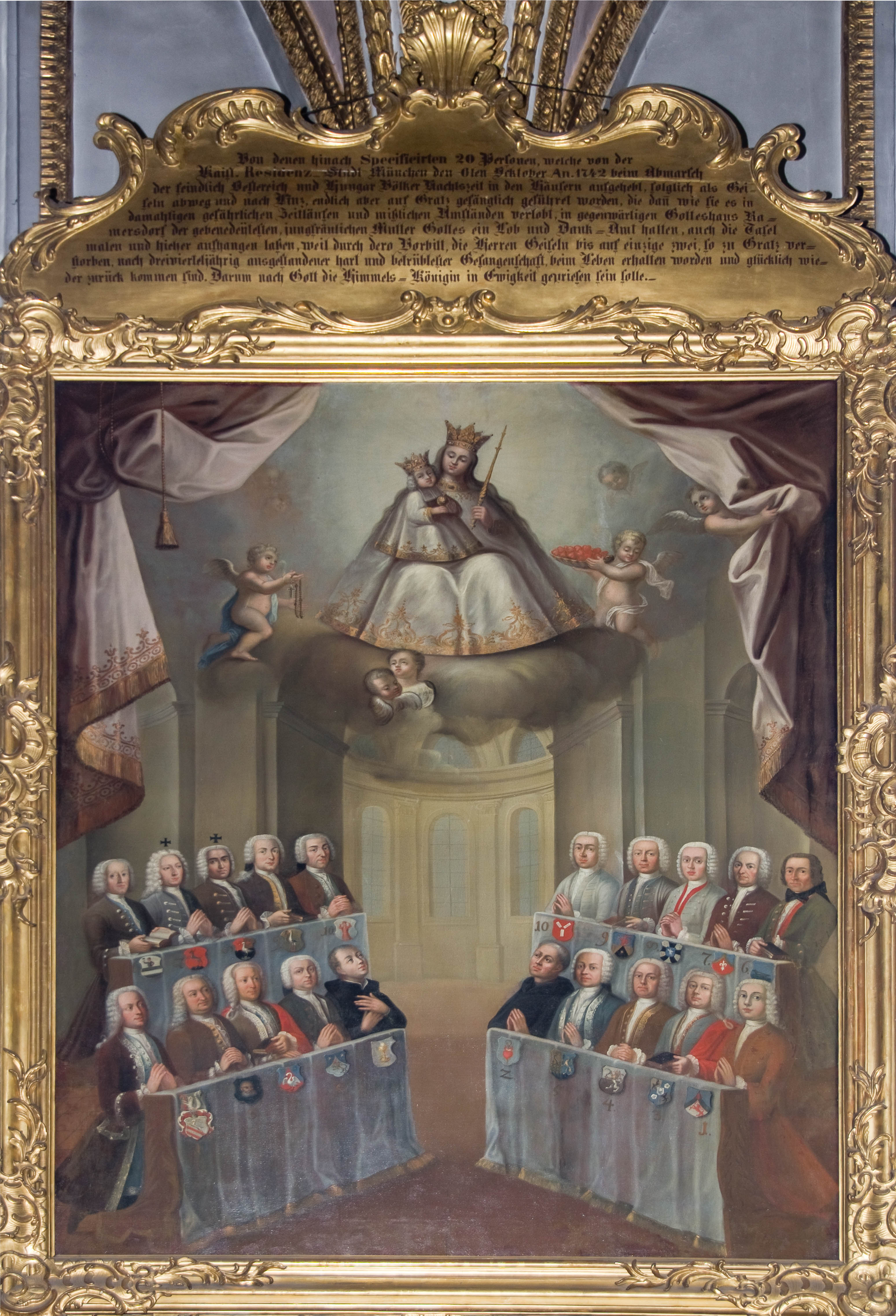 Votivtafel - Österreichische Geiseln