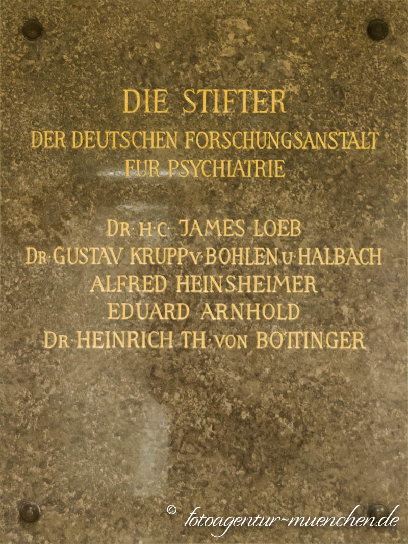 Stifter der Forschungsanstalt für Psychiatrie