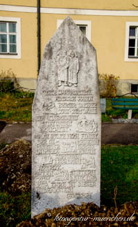 Gerhard Willhalm – Gedenkstein für Münchner Stifter