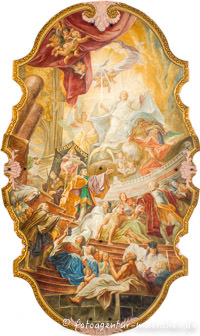 Gerhard Willhalm – Deckenfresko - Heilig-Geist-Kirche