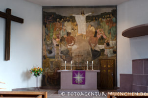 Gerhard Willhalm – Altarfresko Thomaskirche Grünwald