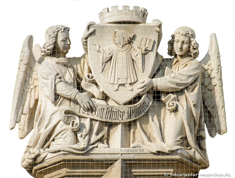 Wappen mit Münchner Kindl – Denkmal/Kunstwerk in München