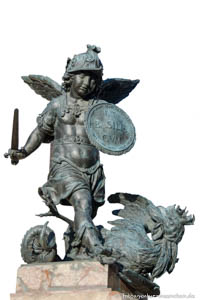 Murmann Ferdinand - Mariensäule - Putti mit Baselisk
