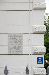 Oppenrieder Karl - Gedenktafel - Corinth Louis