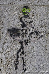 Gerhard Willhalm – Stencil - Tänzerin