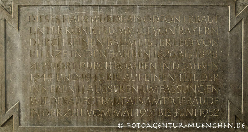 Gedenktafel - Odeon
