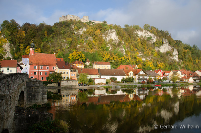 Blick auf Kallmünz mit Burg
