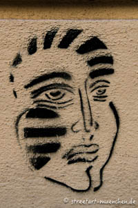 Gerhard Willhalm – Stencil - Gesicht