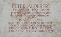  - Gedenktafel für Peter Aldebert