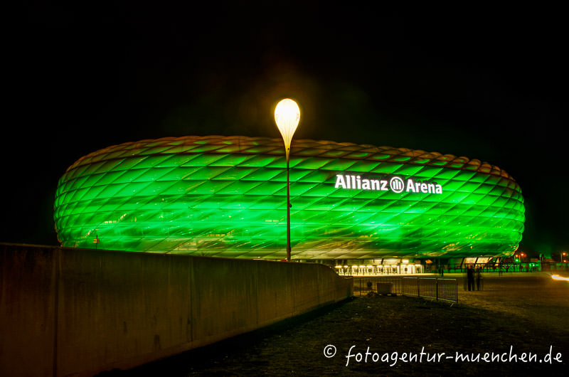Allianz-Arena am St. Patricks Day 2013
