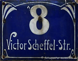 Gerhard Willhalm – Hausnummer - Victor Scheffel-Straße