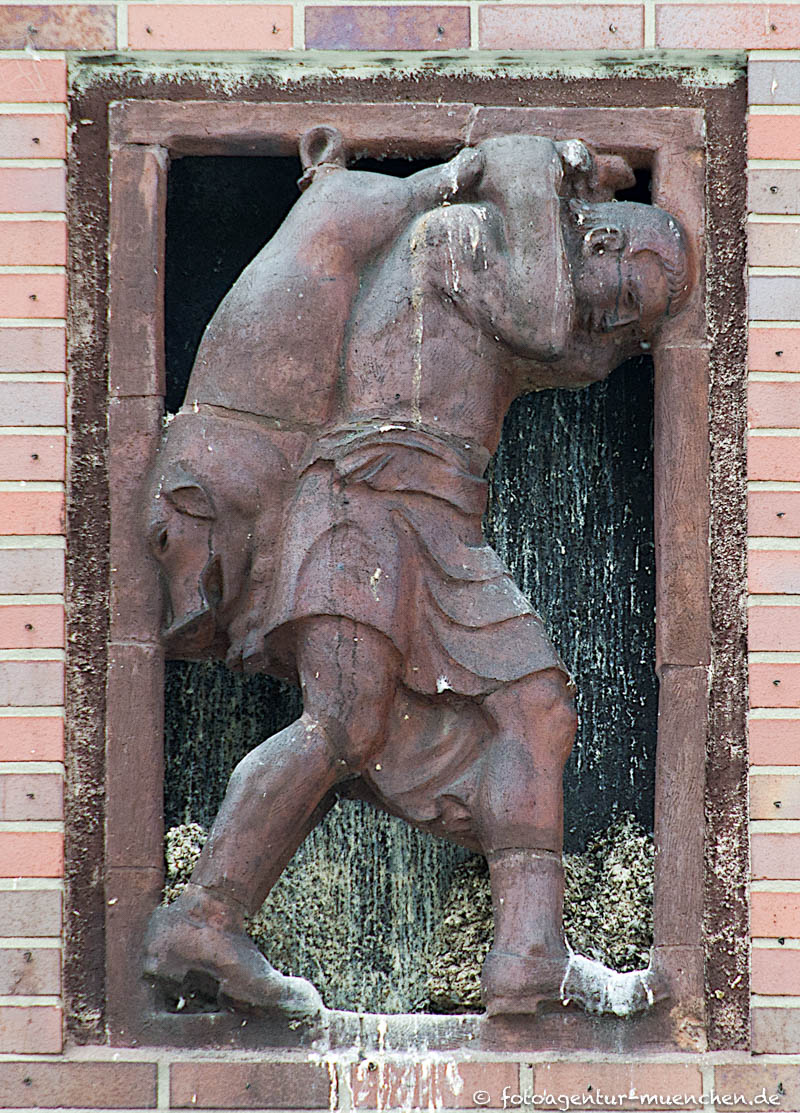 Relief im Schlachthof