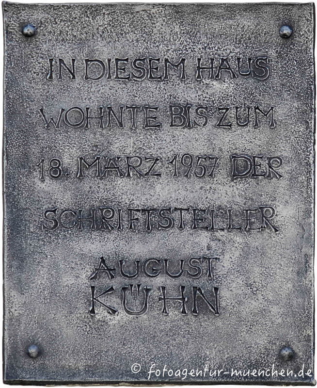 Gedenktafel für August Kühn