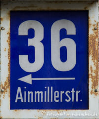 Gerhard Willhalm – Hausnummer - Ainmillerstraße