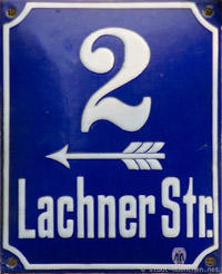 Gerhard Willhalm – Hausnummer - Lachnerstraße