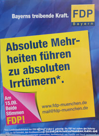 Gerhard Willhalm - Wahlplakat Landtagswahl - FTP