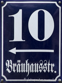 Gerhard Willhalm – Hausnummer - Bräuhausstraße
