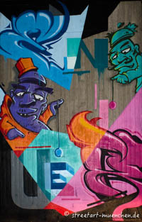 Gerhard Willhalm – Graffiti - Donnersbergerbrücke
