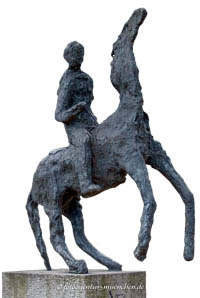 Gerhard Willhalm – Pferd mit Reiter