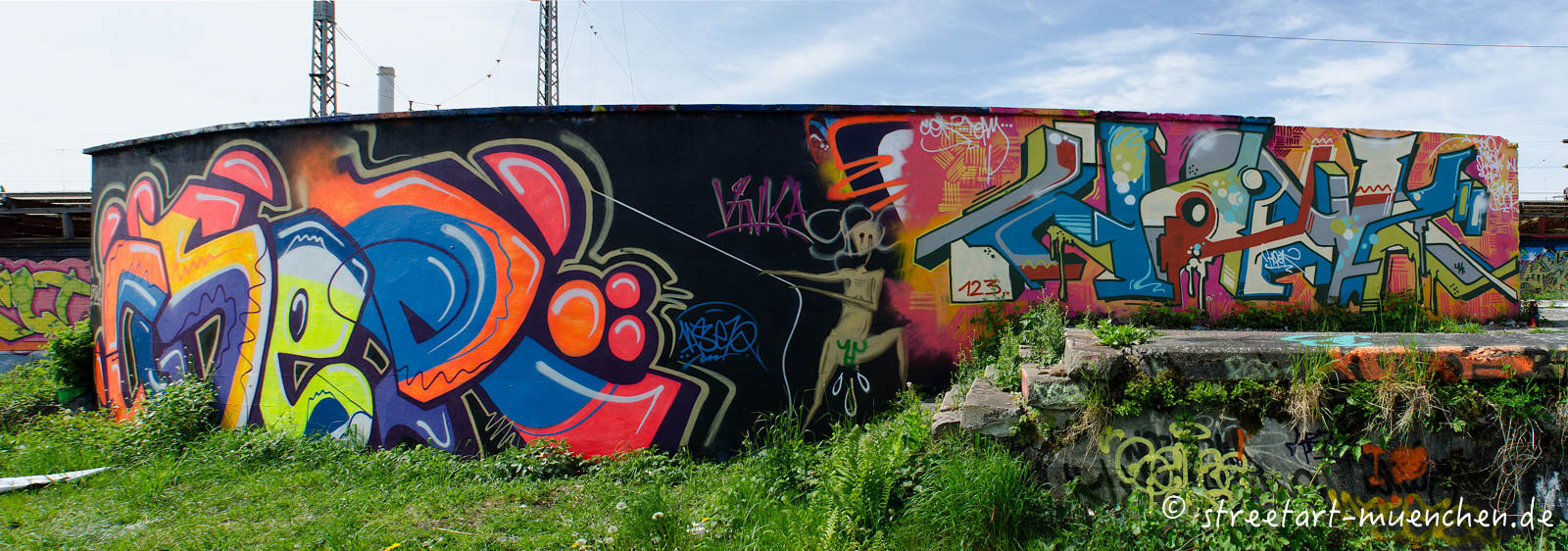 Graffiti im Viehhof