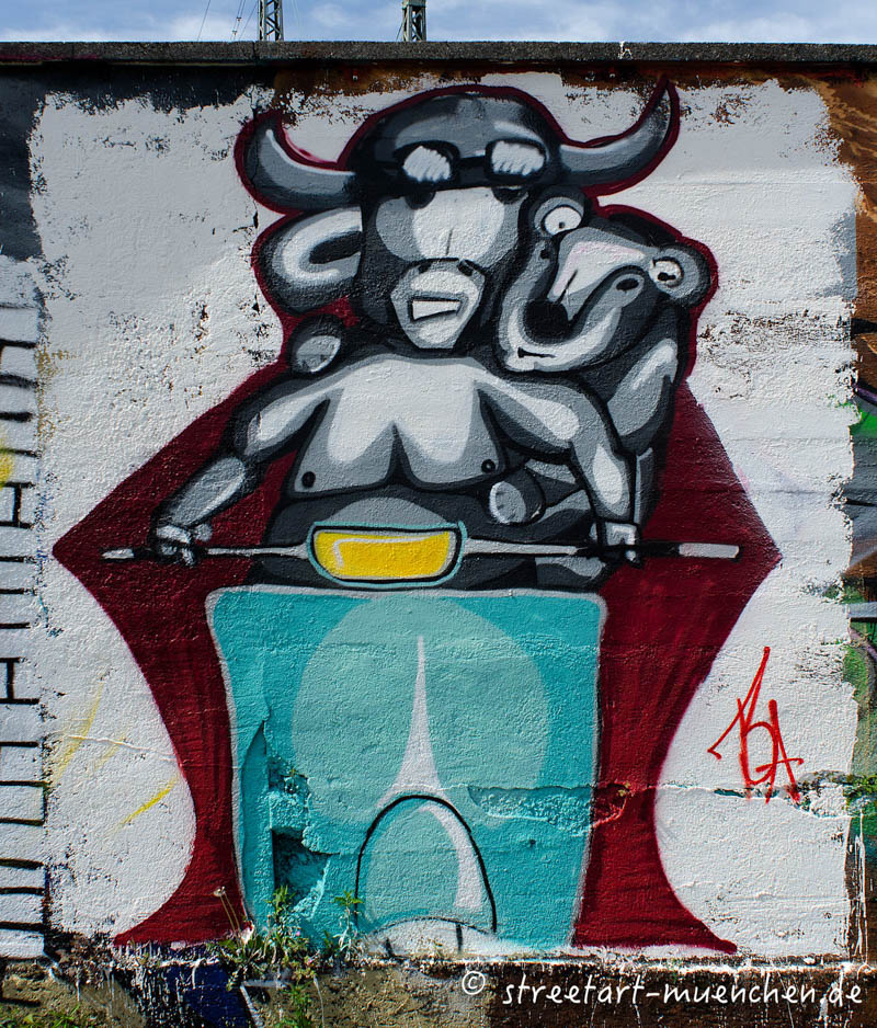 Graffiti im Viehhof