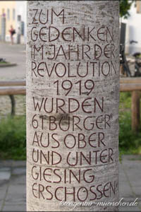 Frick Konstantin - Gedenksäule „Giesinger Feldkreuz“
