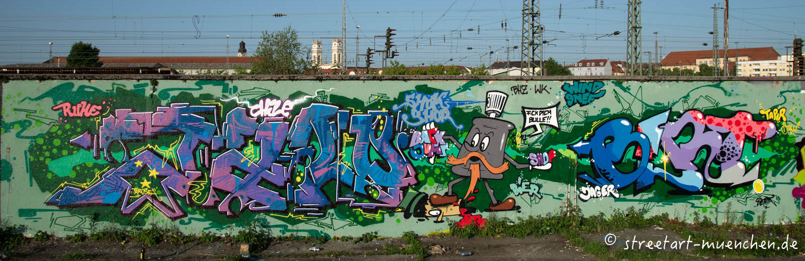 Graffiti im Viehhof