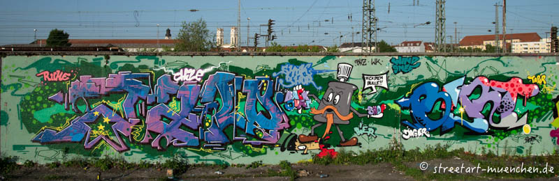 Graffiti im Viehhof