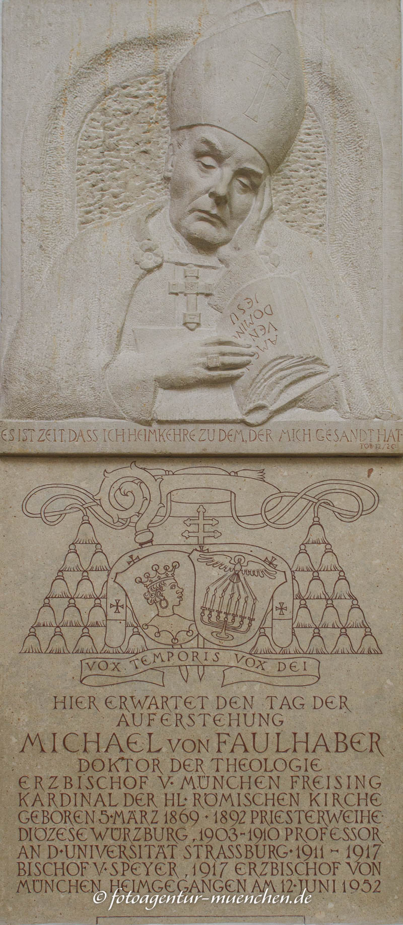 Gedenktafel - Michael von Faulhaber
