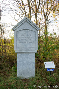 Gerhard Willhalm – Gedenkstein - Korbiniansklause