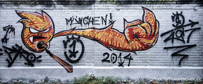 Graffiti im Viehhof