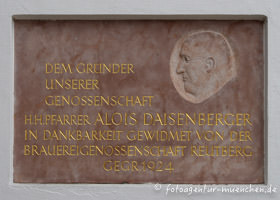 Gerhard Willhalm – Gedenktafel für Alois Daisenberger