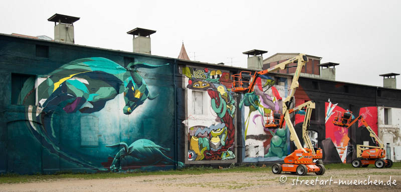 Graffiti im Viehhof