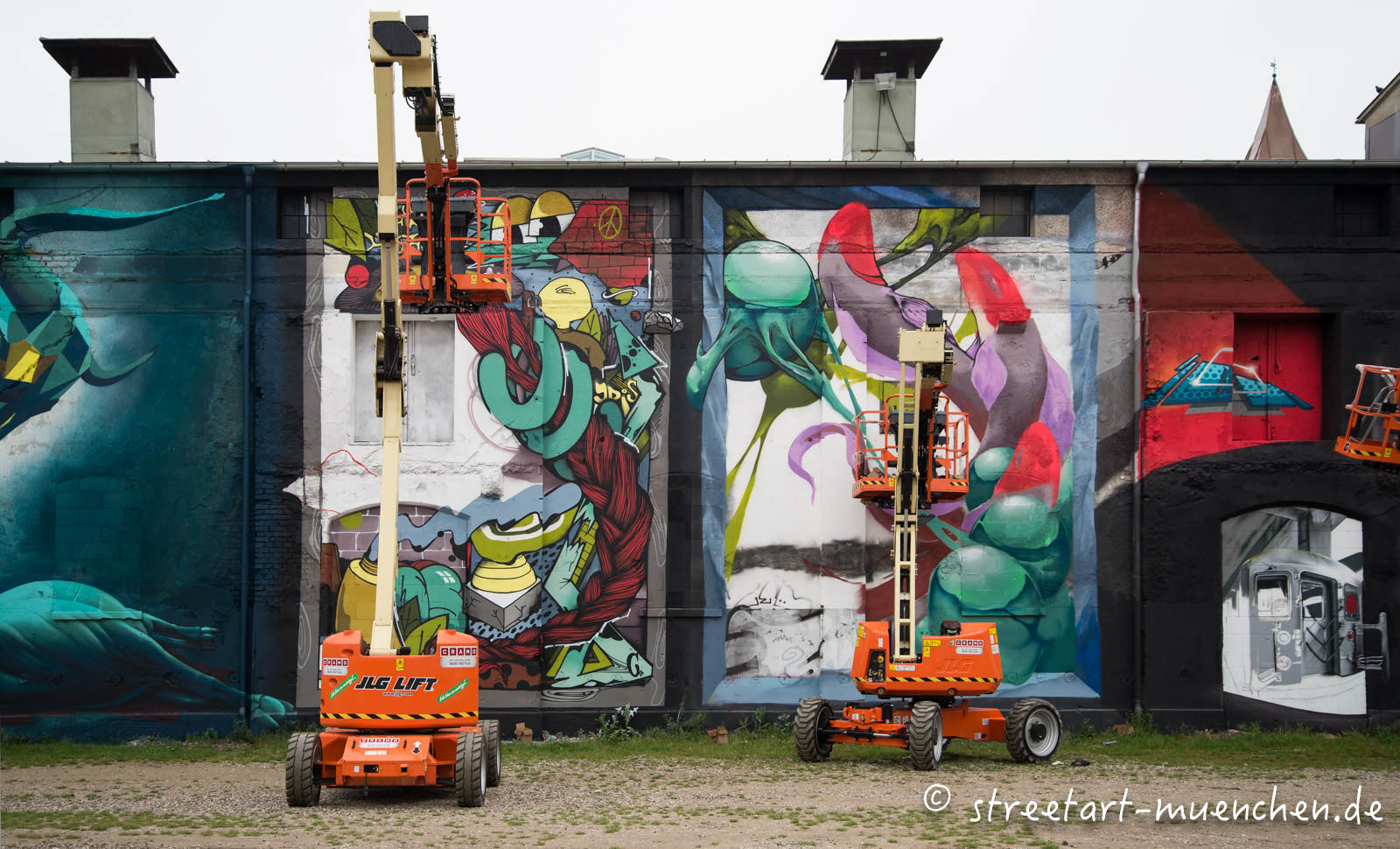 Graffiti im Viehhof