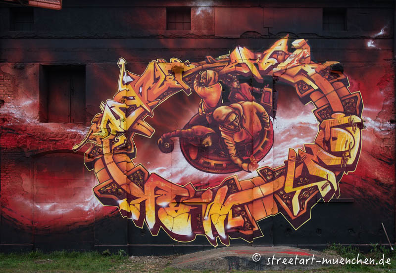 Graffiti im Viehhof