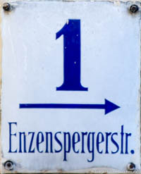 Gerhard Willhalm – Hausnummer - Enzenspergerstraße