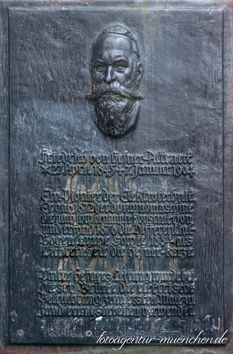 Friedrich von Hefner-Alteneck – Denkmal/Kunstwerk in München