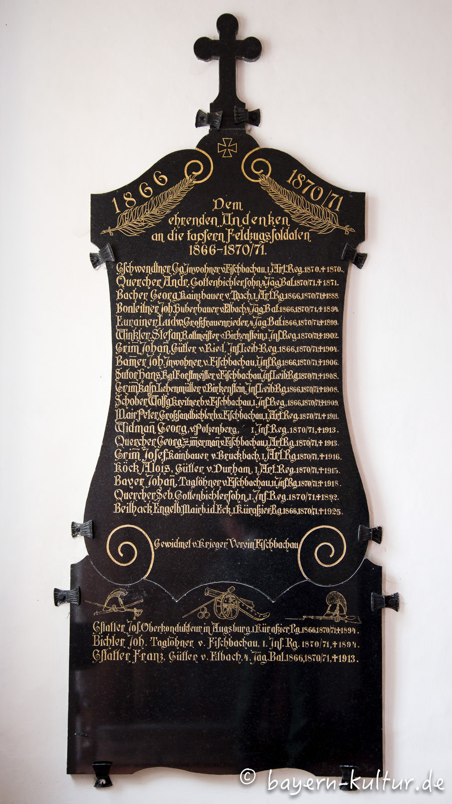 Kriegergedenktafel in St. Martin (Fischbachau)