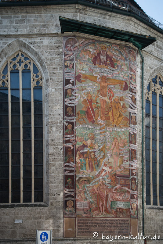 Fresko an der St. Jakobskirche