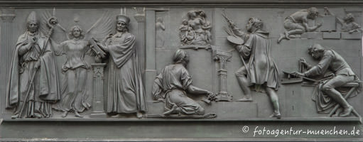 Klenze Leo von, Rauch Christian Daniel, Cornelius  Peter - Förderung der Religion und Künste