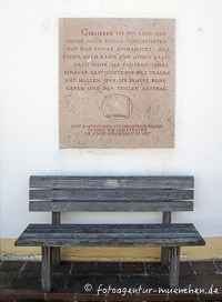 Gedenktafel Für Benno Hubensteiner – Foto aus München