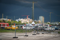 Gewitterstimmung am Ostbahnhof – Foto aus München