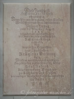 Gedenktafel - Passauer Vertrag von 1552 – Foto aus München