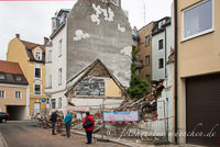 Gerhard Willhalm – Zerstörtes Uhrmacherhäusl in der Grasstraße