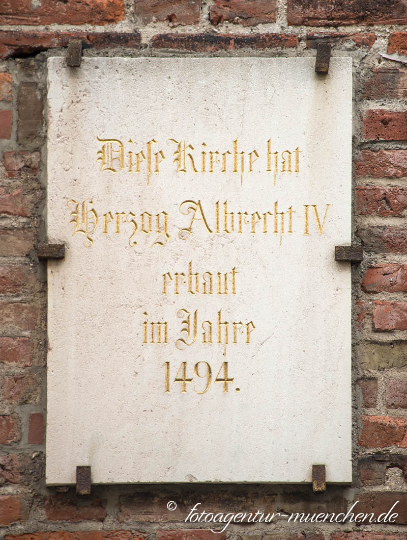 Gedenktafel - Salvatorkirche – Denkmal/Kunstwerk in München