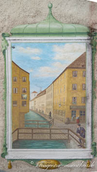 Der Radlsteg um 1880