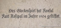  - Inschrift - Glockenspiel