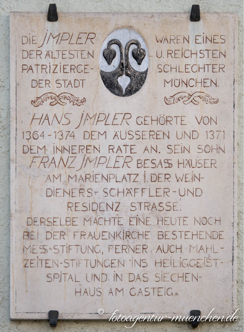 Patriziergeschlecht der Impler – Denkmal/Kunstwerk in München