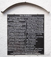 Kriegergedenktafel - Trudering